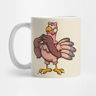 Evil Cartoon Turkey Mug